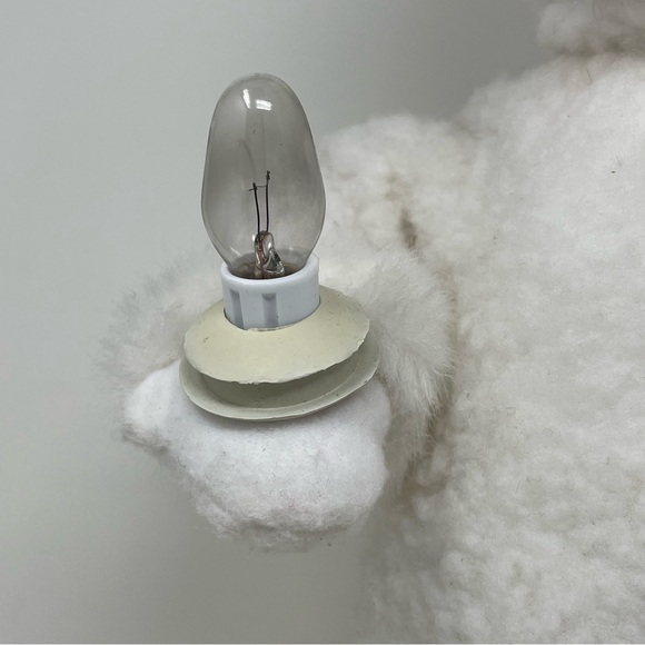 Vintage Telco Motion-ette blonde girl Blue Eyes in white snowsuit automatic move - Picture 4 of 11